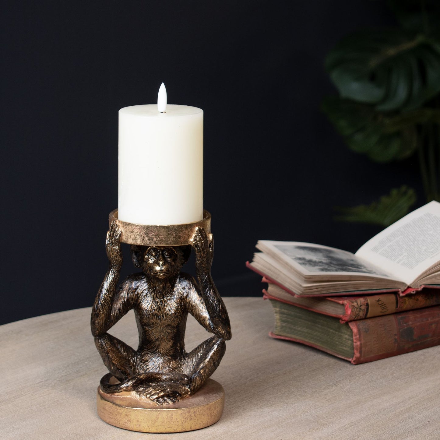 Small Monkey Candle Holder