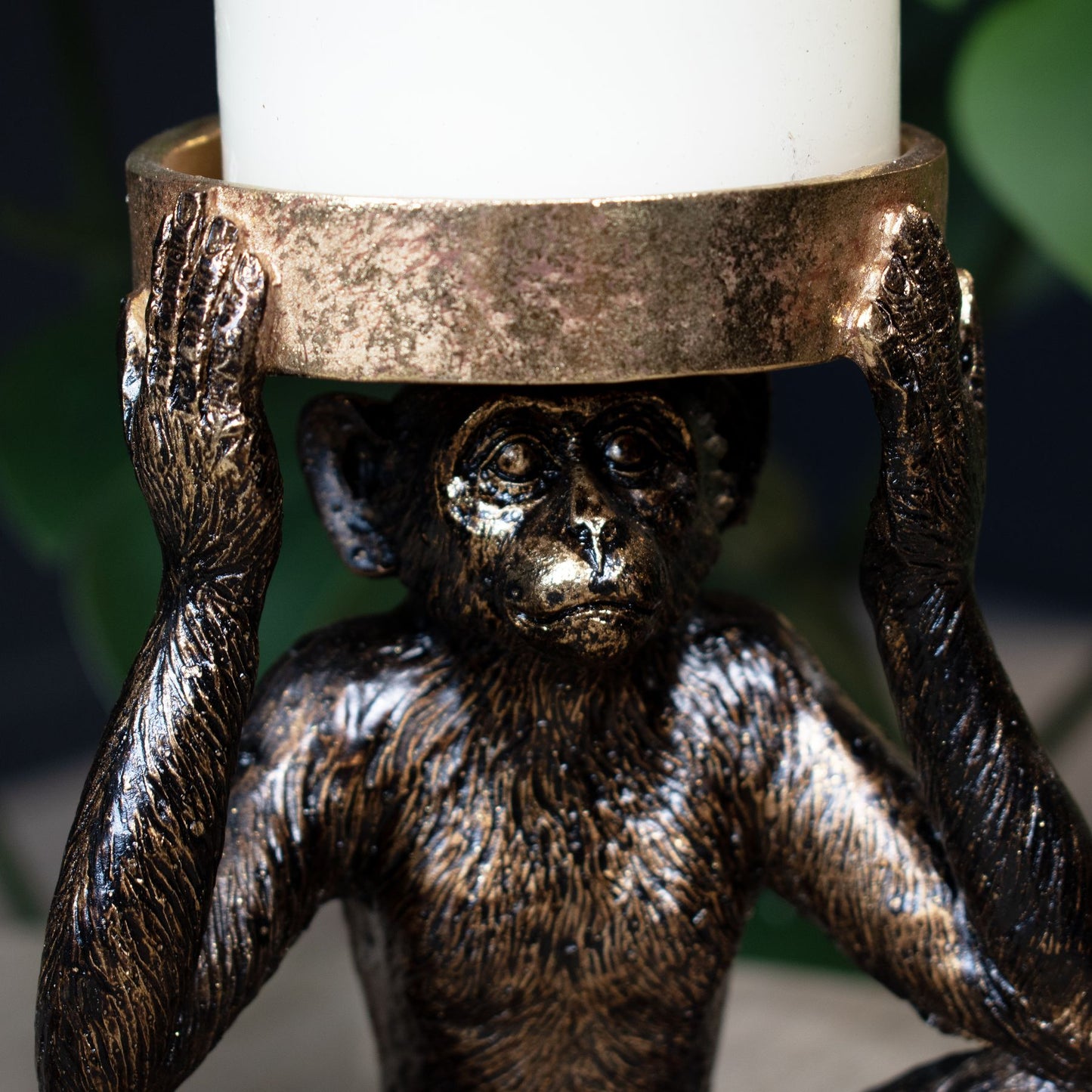 Small Monkey Candle Holder