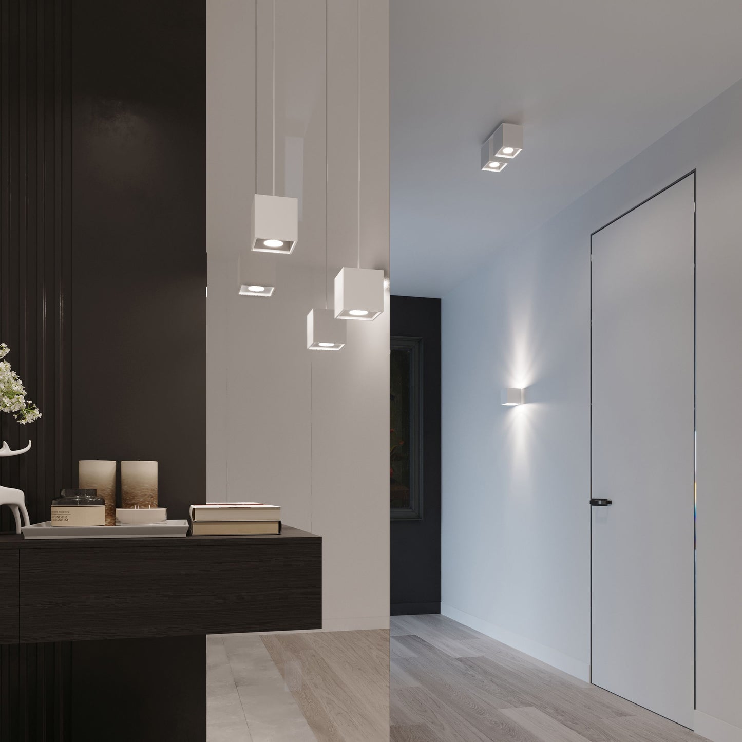 Ceiling Lamp QUAD 1 white