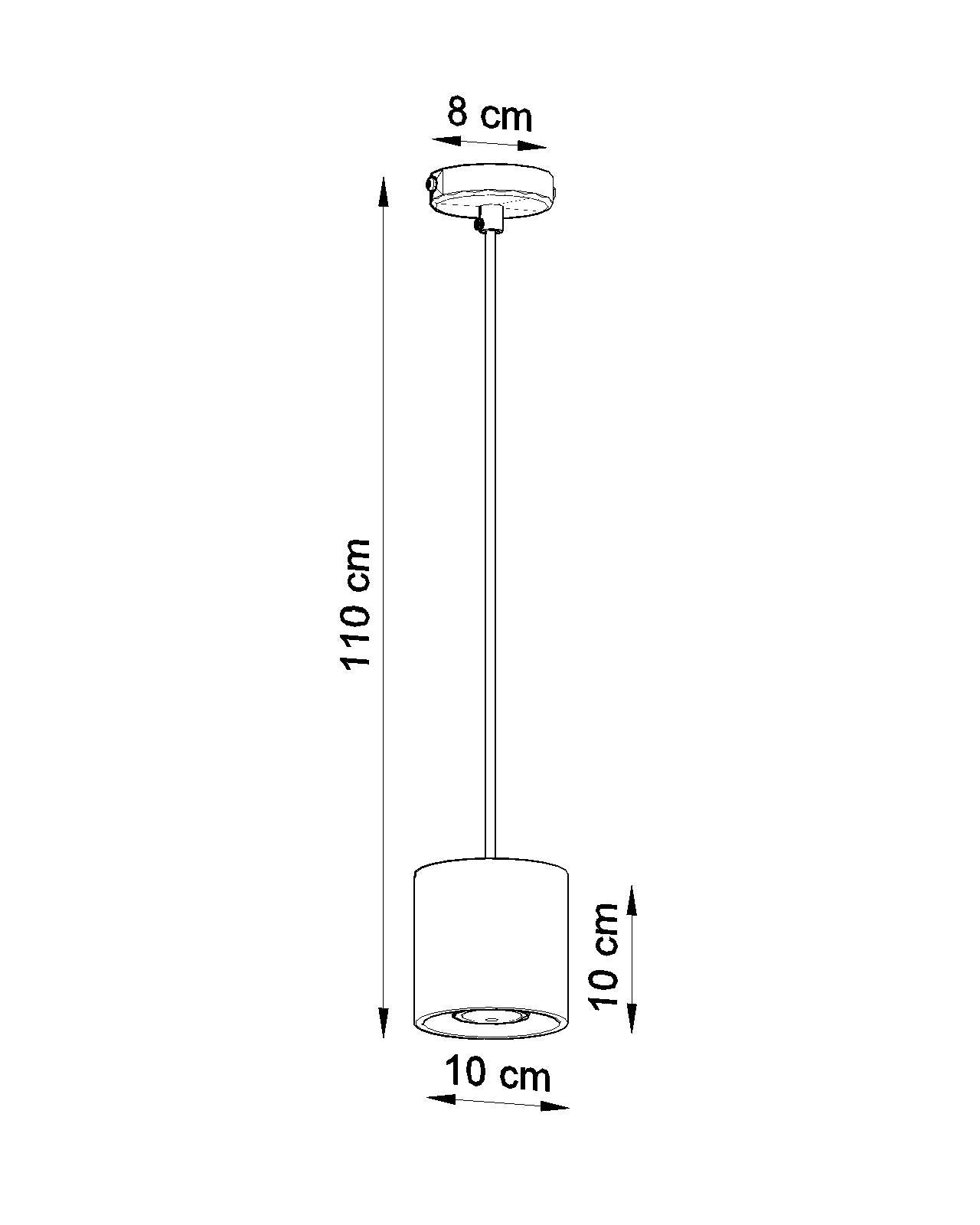 Pendant lamp ORBIS 1 black