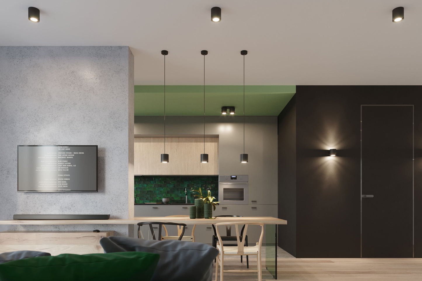 Pendant lamp ORBIS 1 black