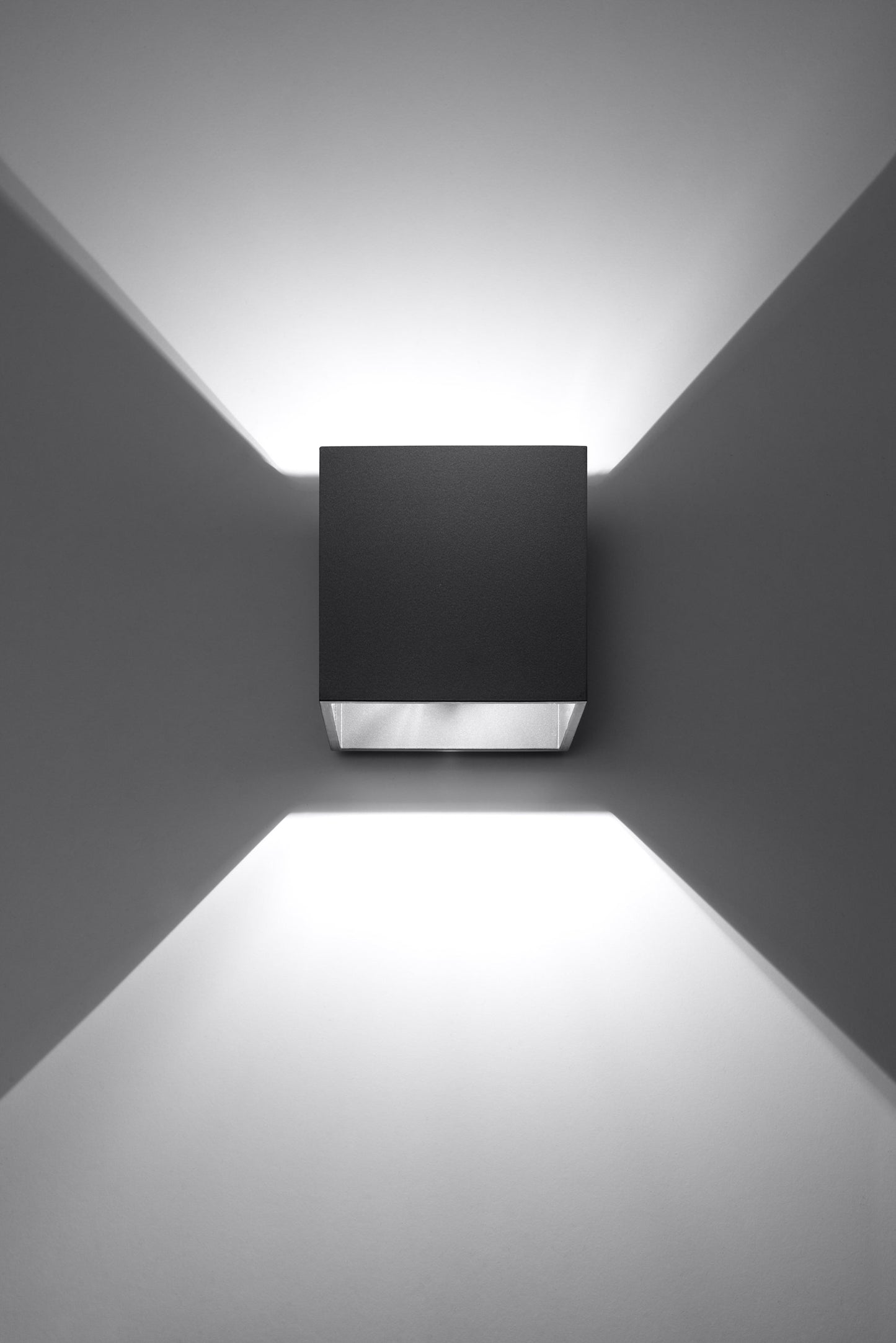 Wall lamp QUAD 1 black