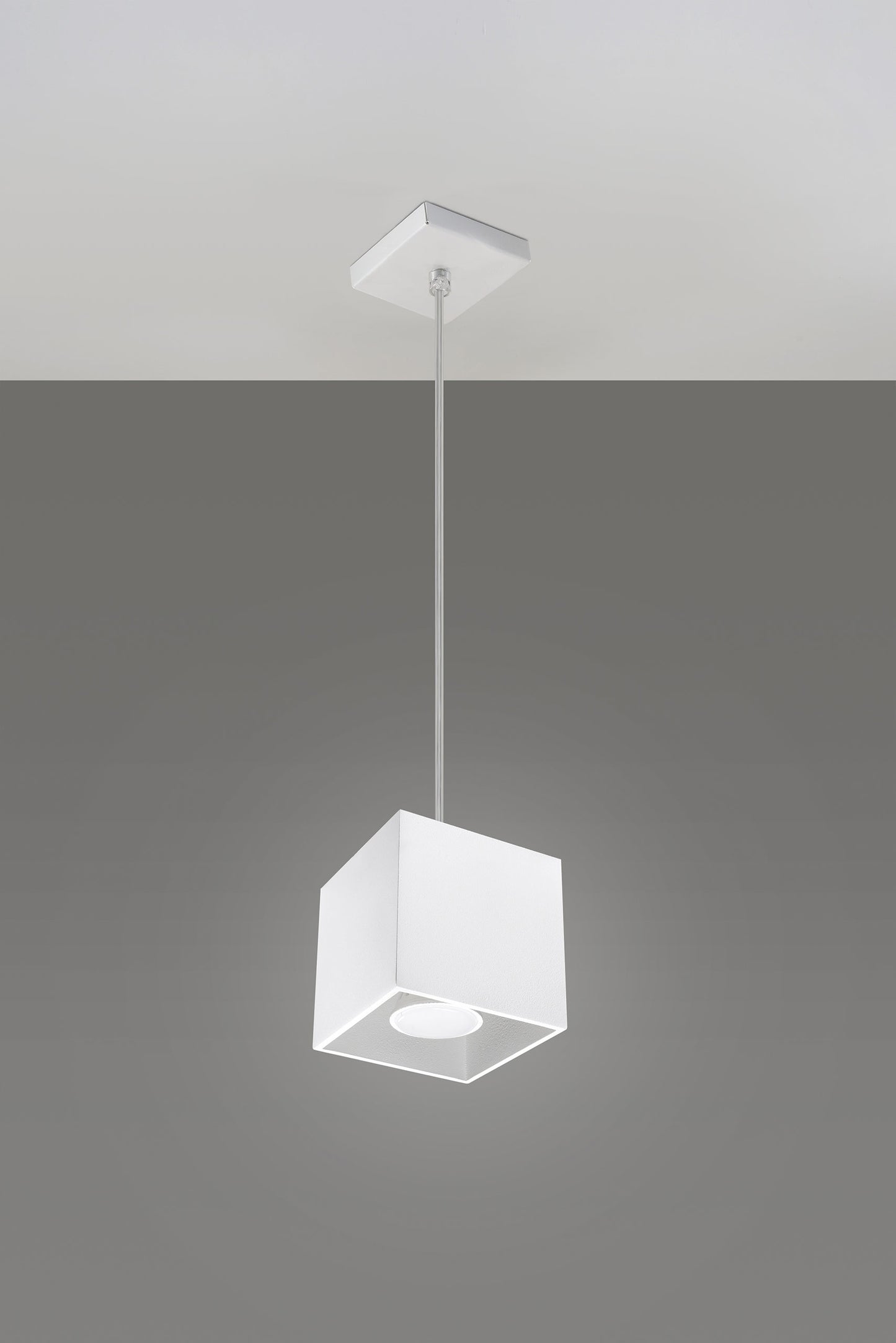 Pendant lamp QUAD 1 white
