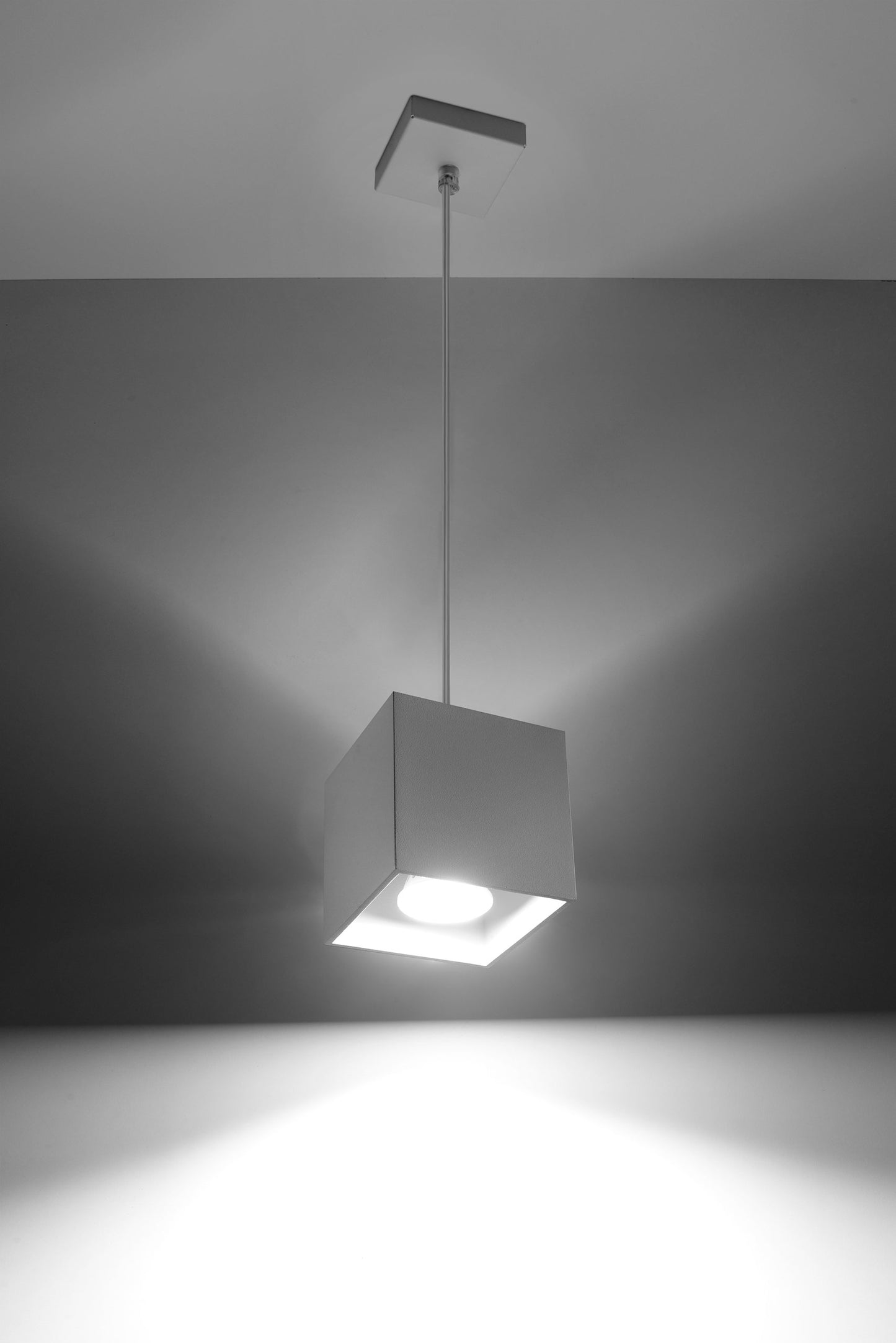 Pendant lamp QUAD 1 white