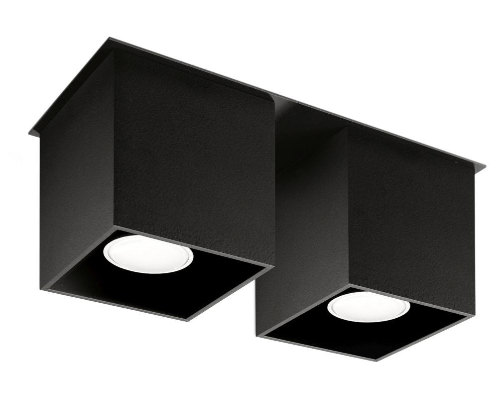Ceiling Lamp QUAD 2 black