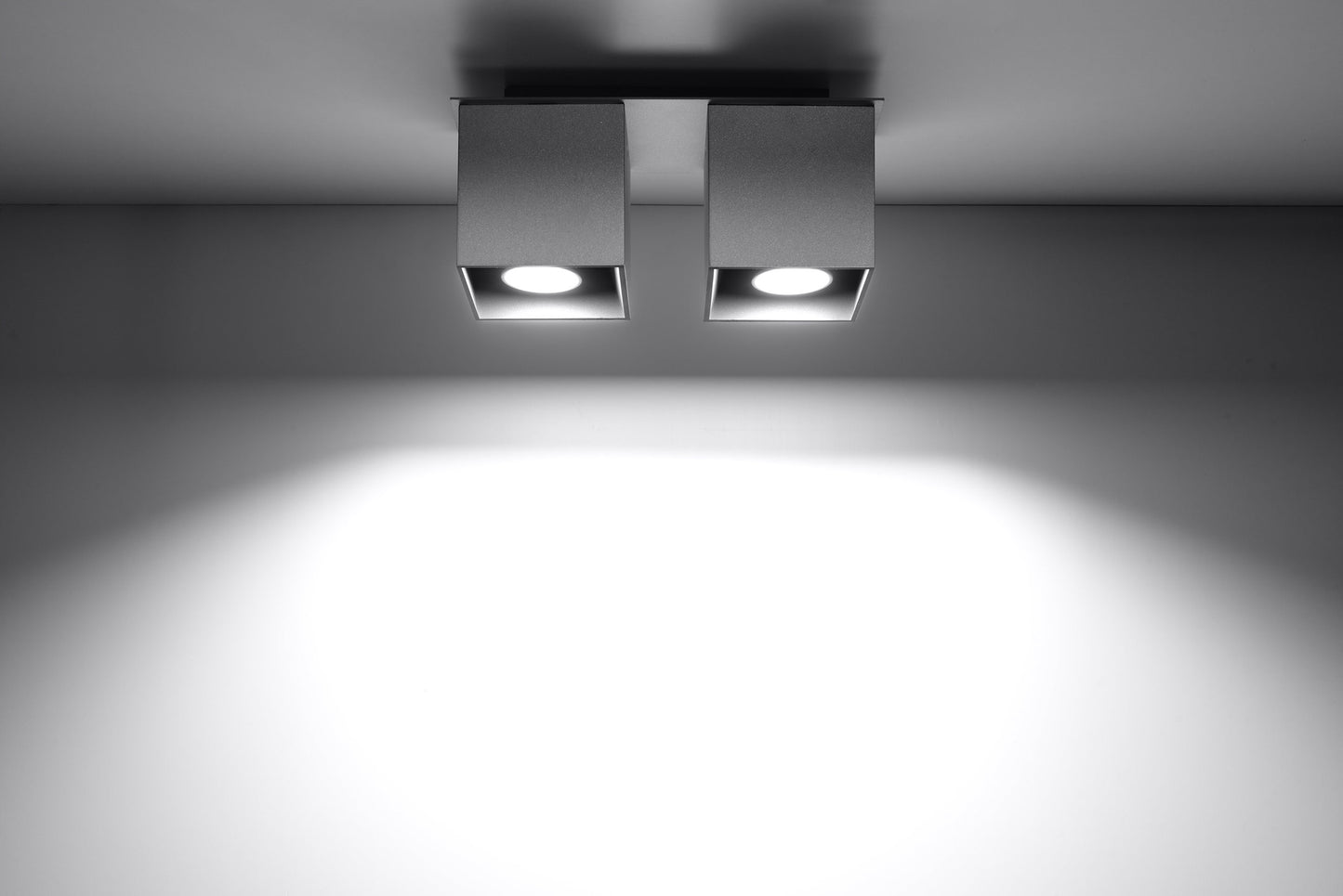 Ceiling Lamp QUAD 2 grey