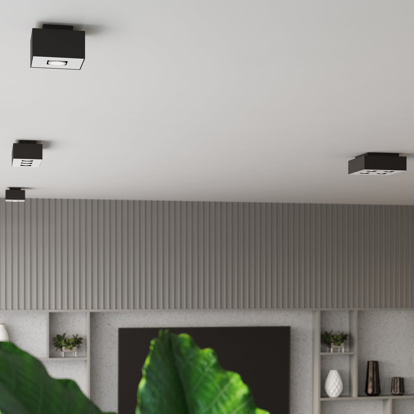 Ceiling Lamp MONO 4 black