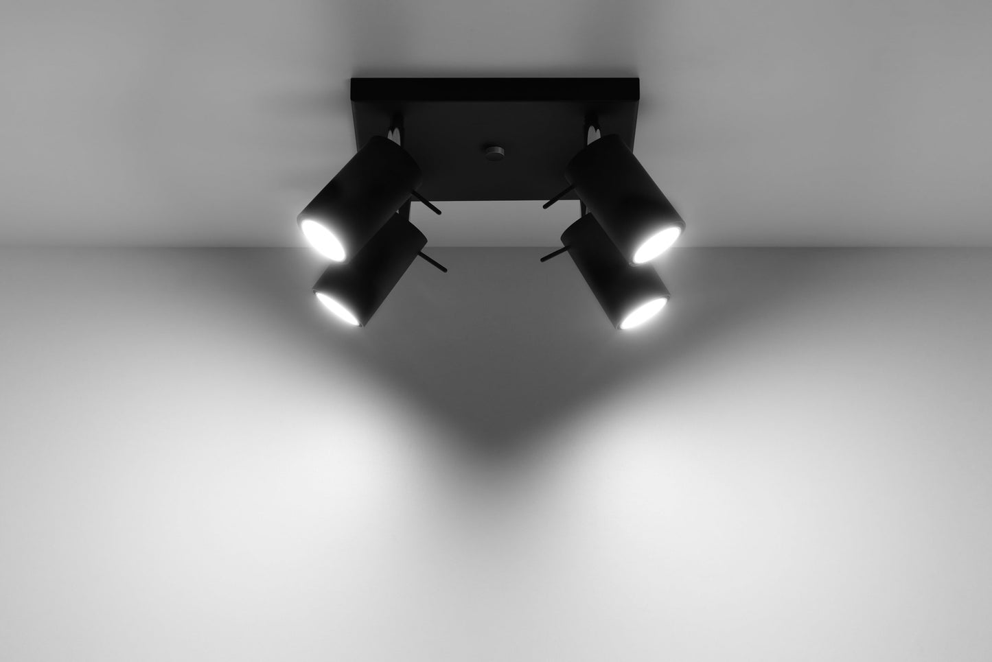 Ceiling Lamp RING 4 black