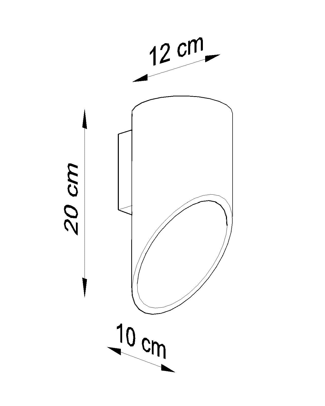 Wall lamp PENNE 20 white