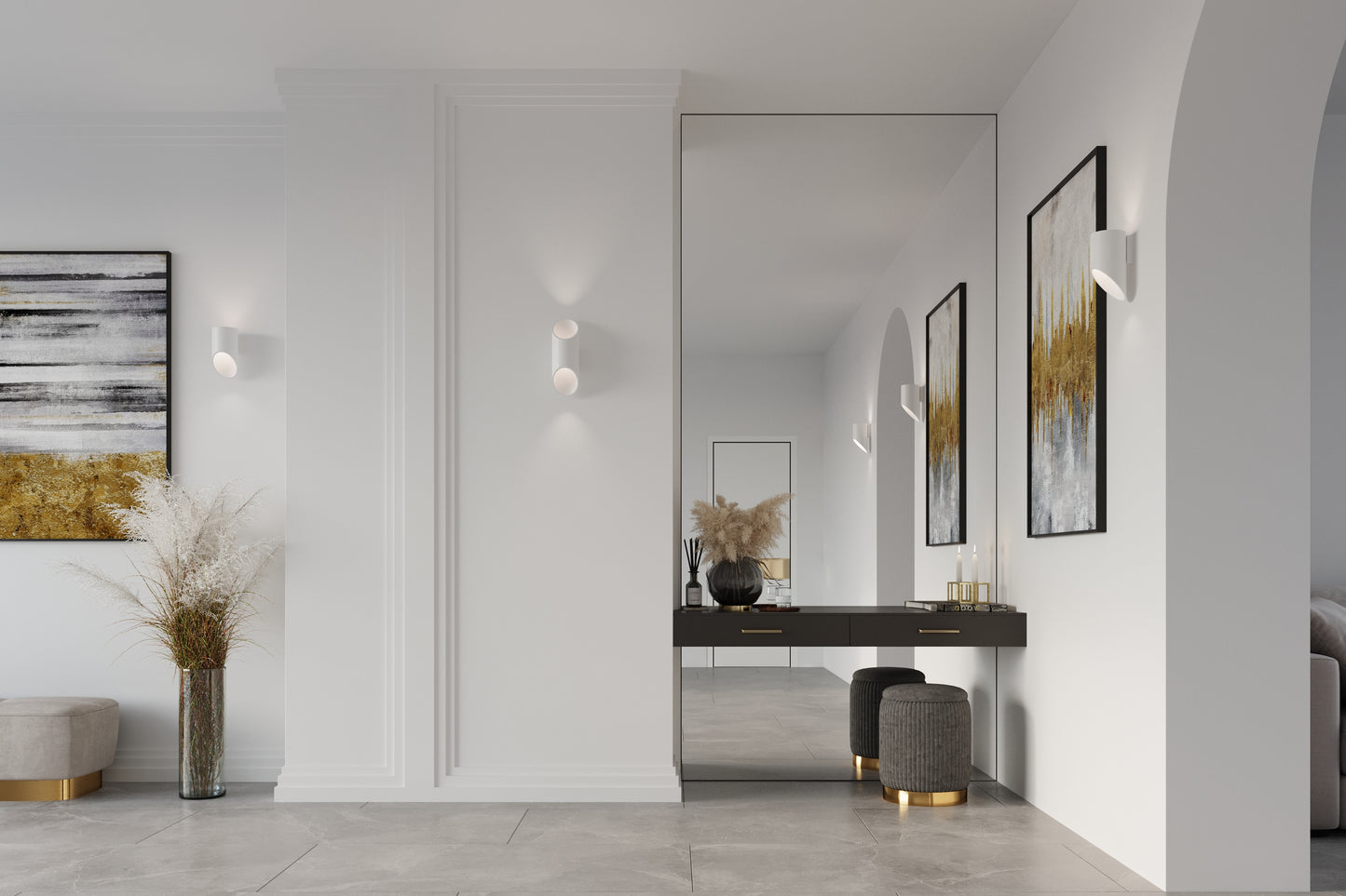 Wall lamp PENNE 20 white