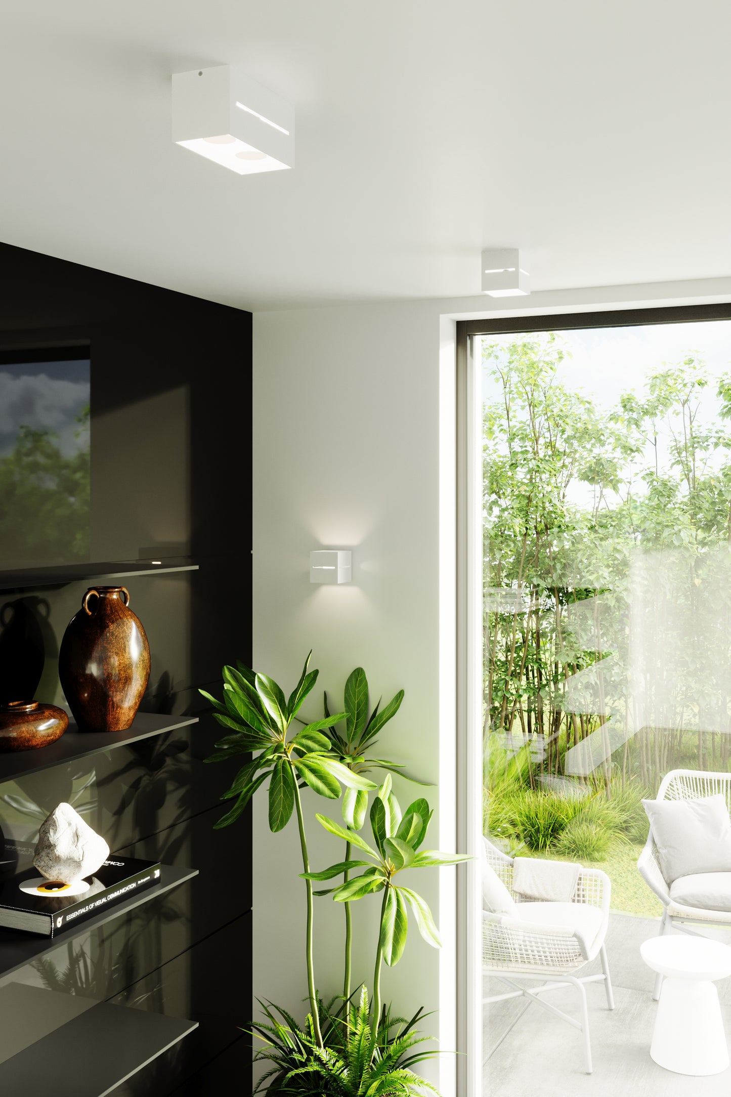 Wall lamp LOBO white
