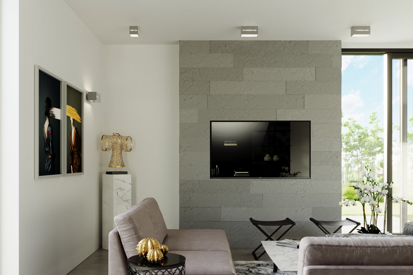 Ceiling Lamp LOBO grey