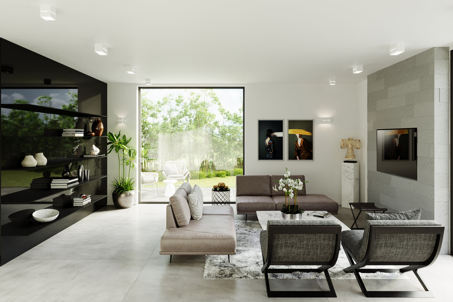 Ceiling Lamp LOBO white