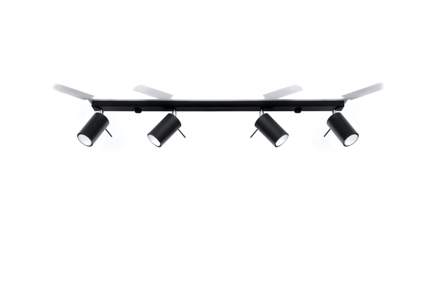 Ceiling Lamp RING 4L black