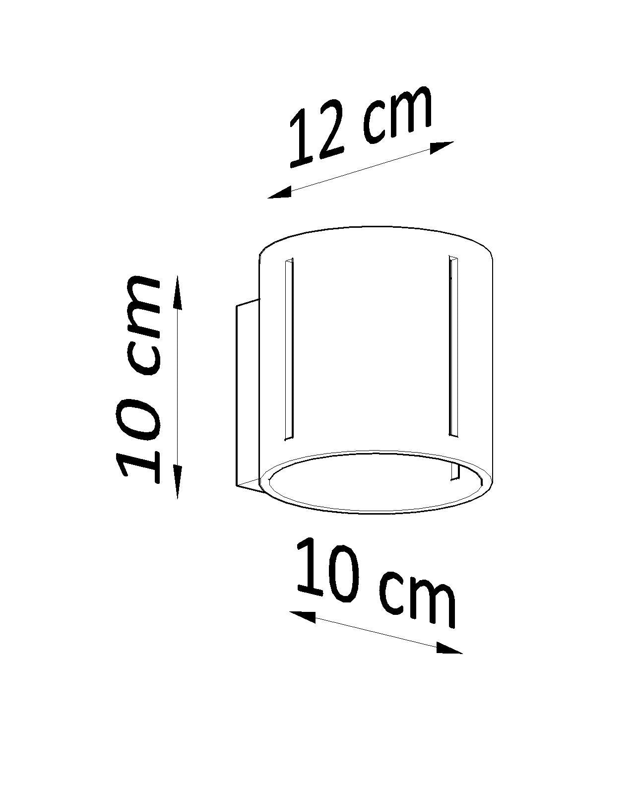 Wall lamp INEZ black