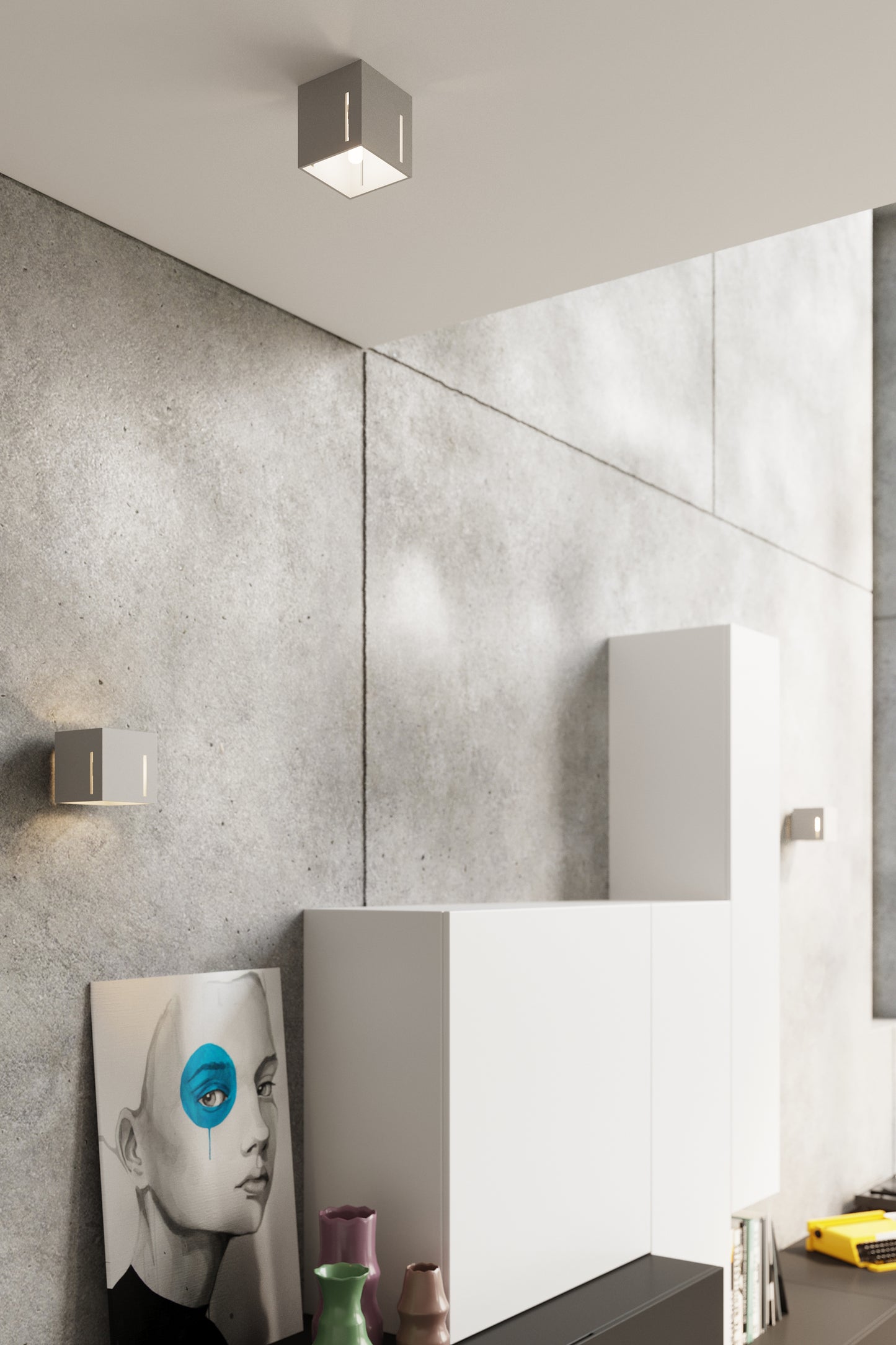 Ceiling Lamp PIXAR grey