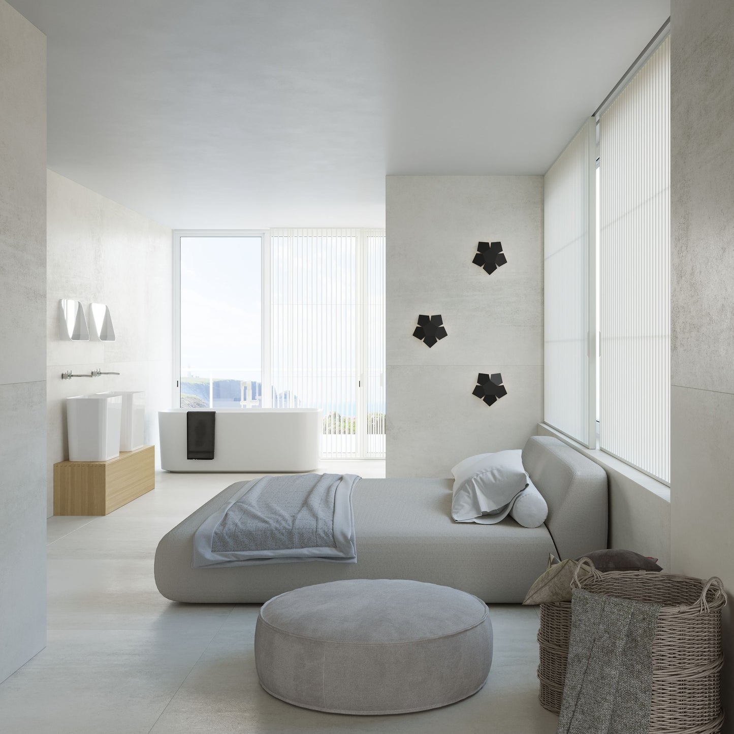 Wall lamp PENTA black