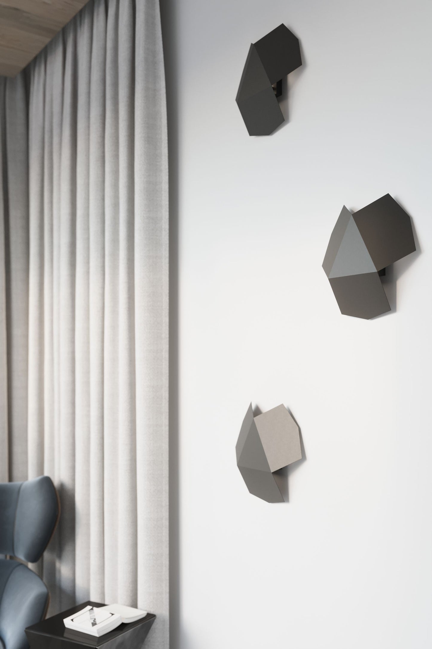 Wall lamp TRE black