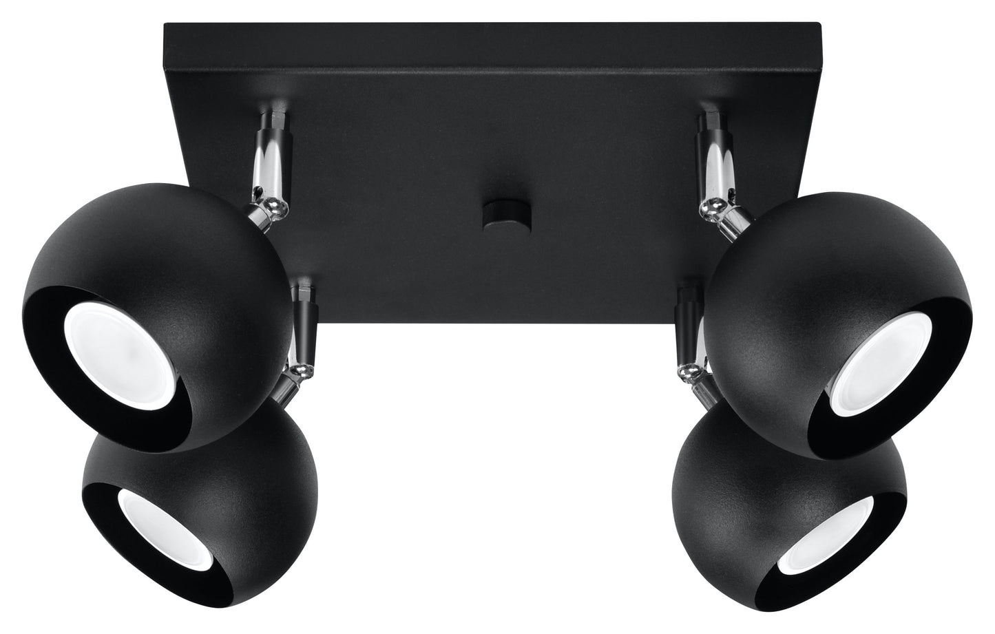Ceiling lamp OCULARE 4 black