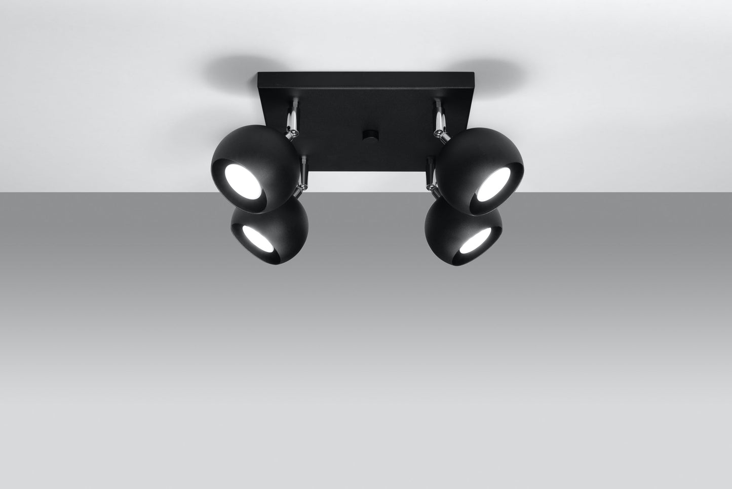 Ceiling lamp OCULARE 4 black