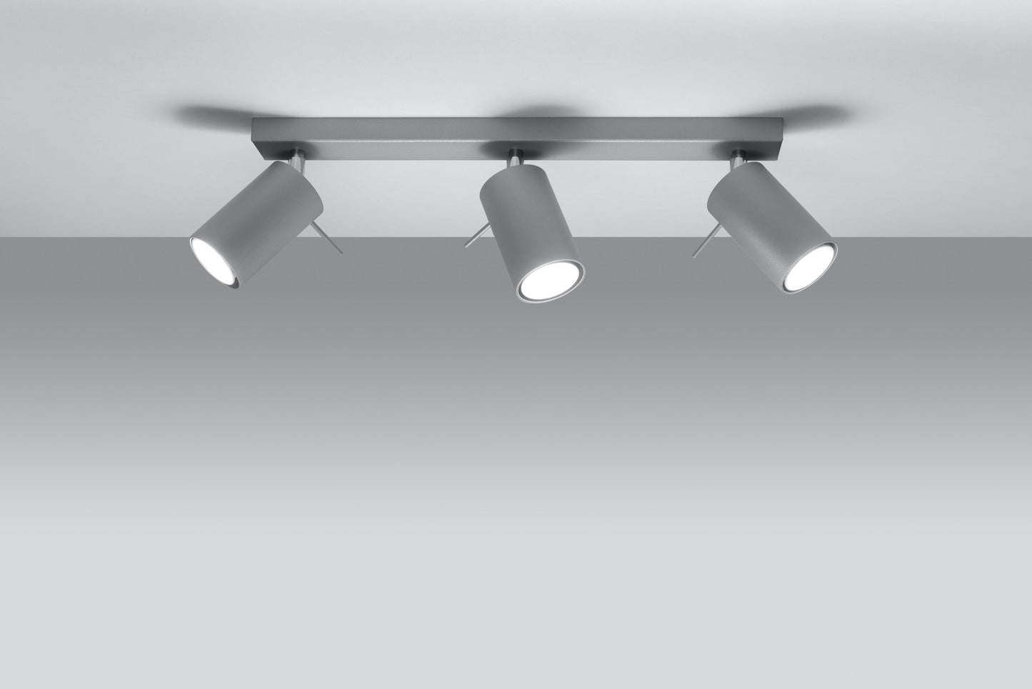 Ceiling lamp RING 3 grey