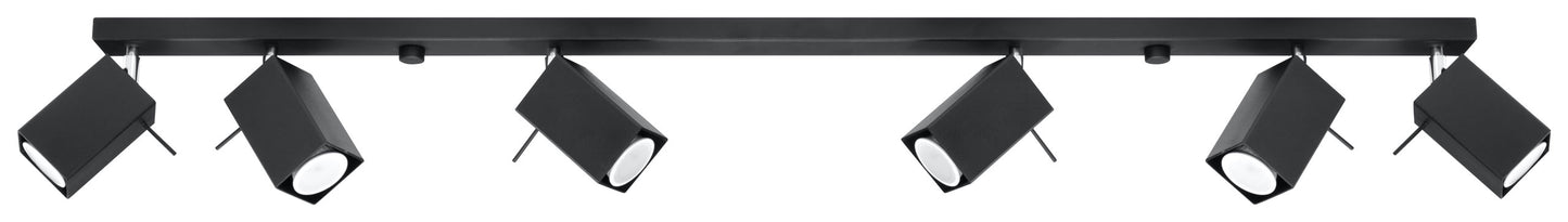 Ceiling lamp MERIDA 6L black