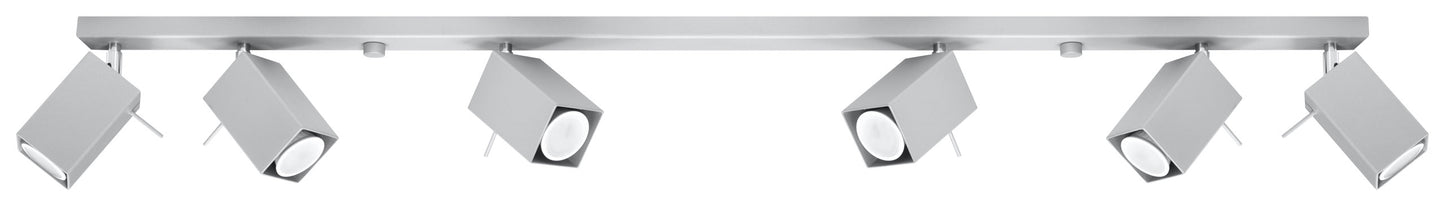 Ceiling lamp MERIDA 6L grey