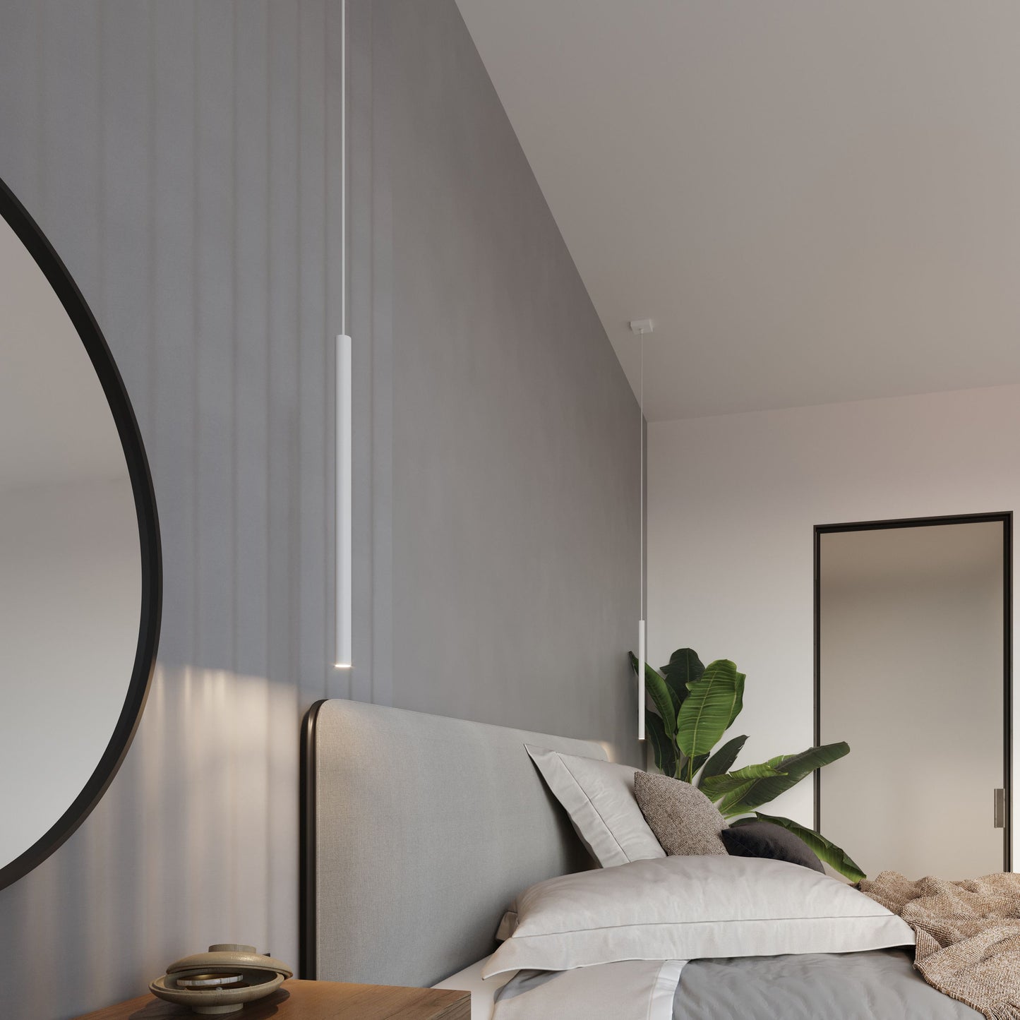 Pendant lamp PASTELO 5 white