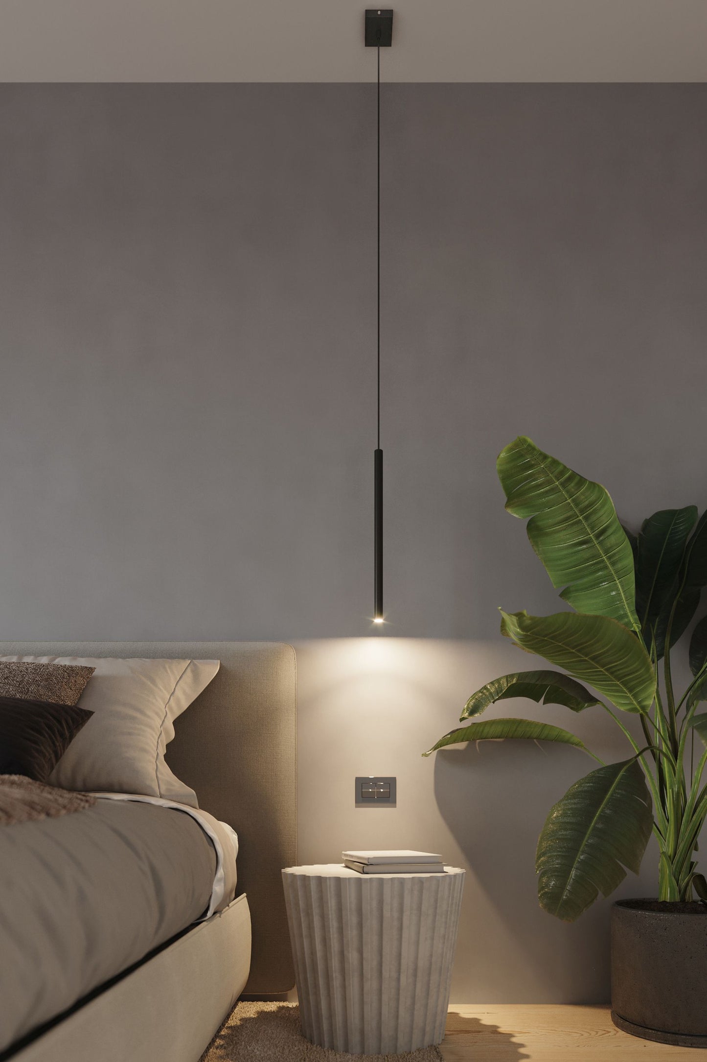 Pendant lamp PASTELO 5 black