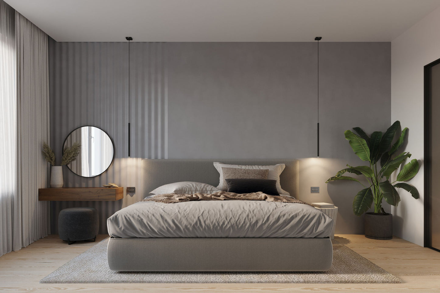 Pendant lamp PASTELO 5 black