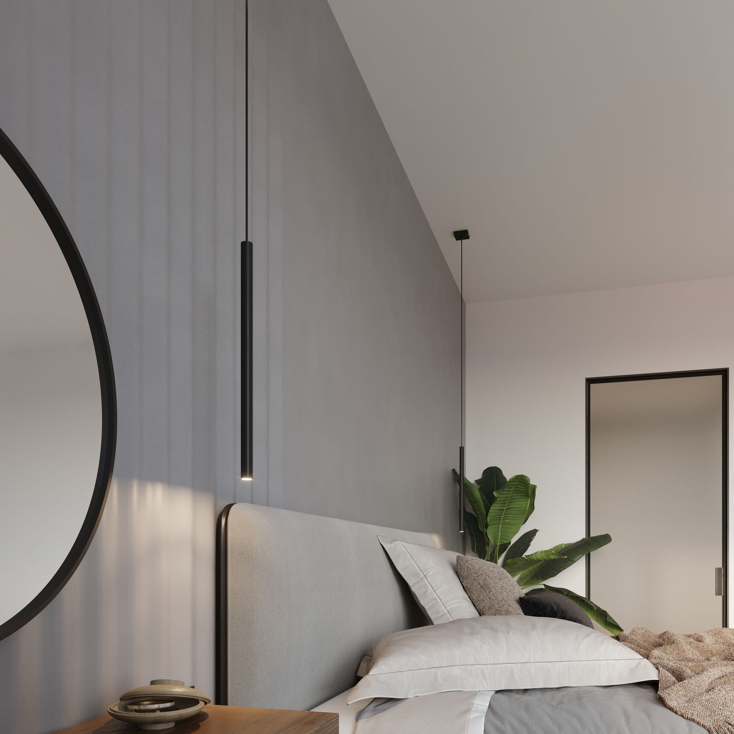 Pendant lamp PASTELO 5 black