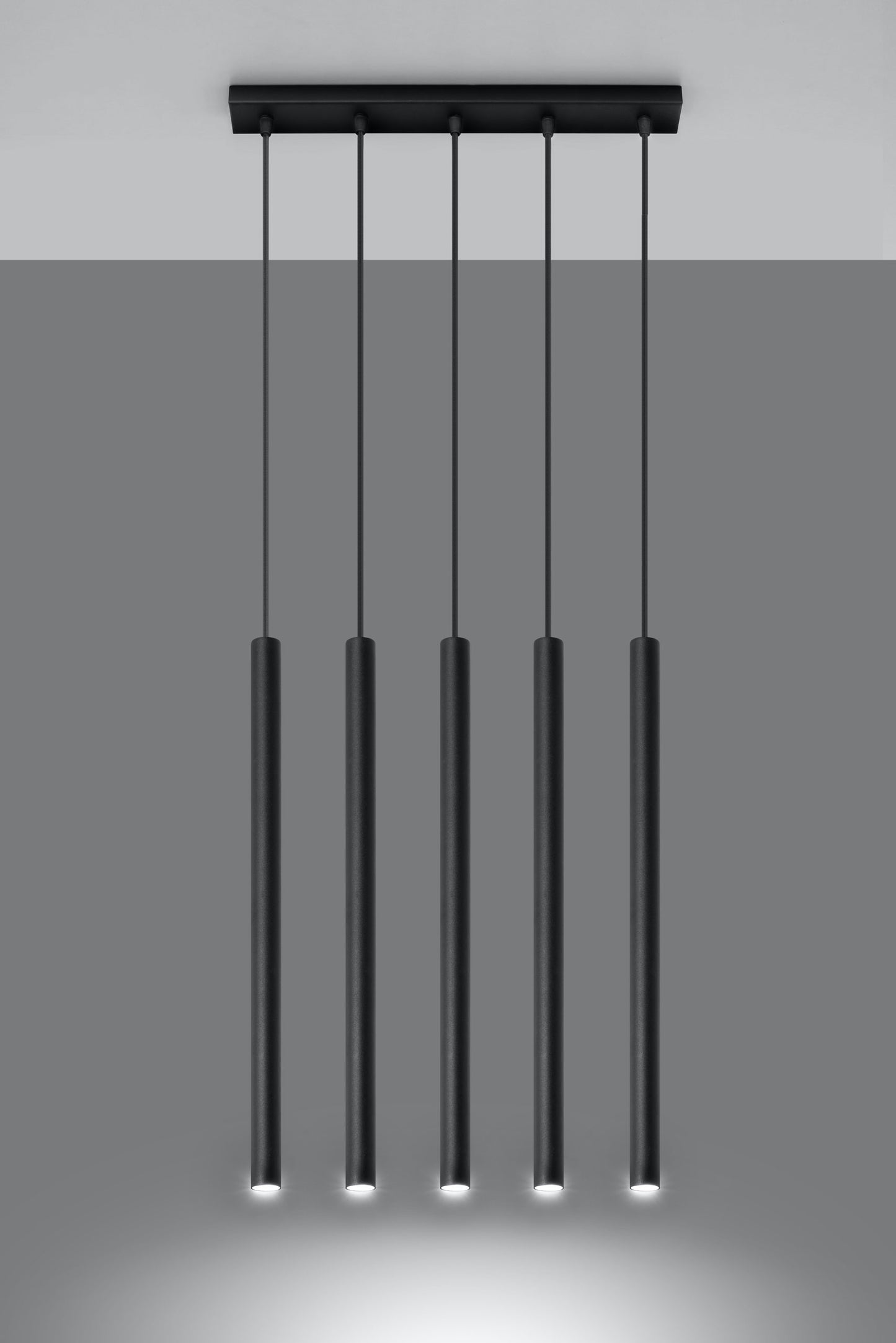 Pendant lamp PASTELO 5 black