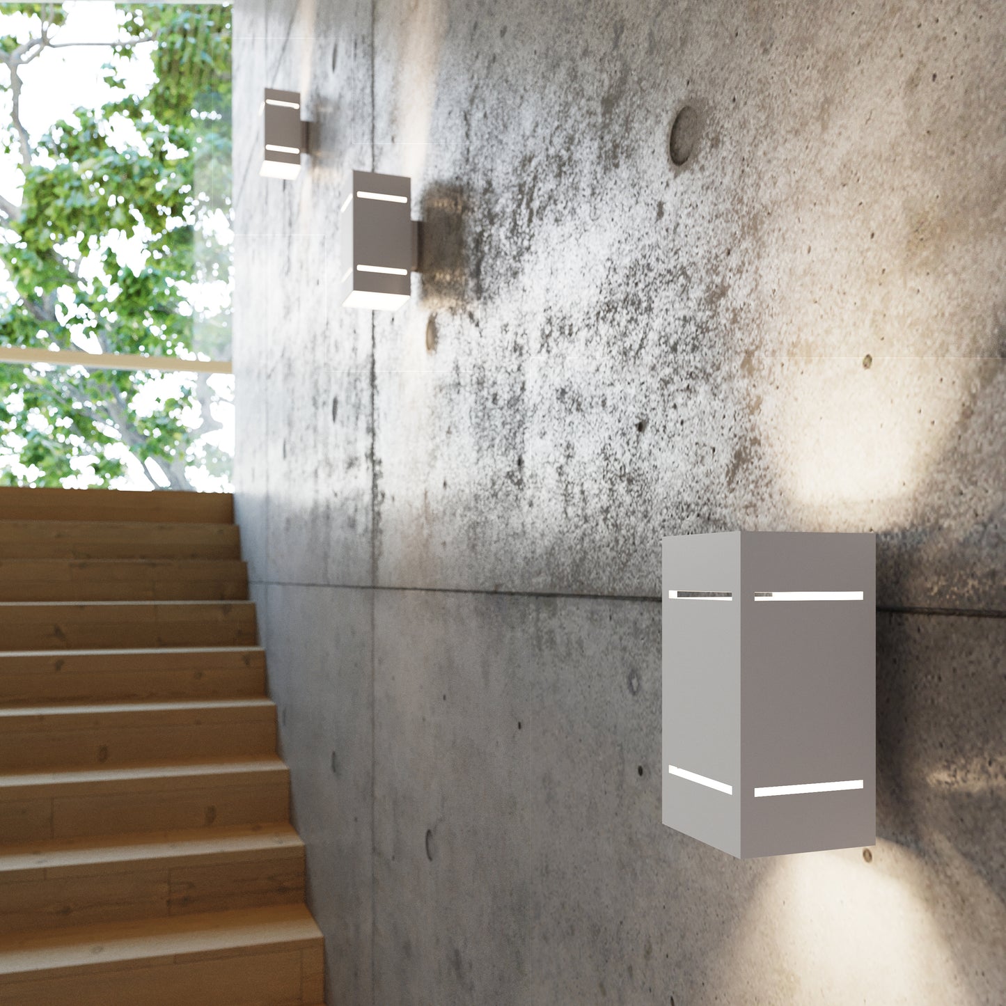 Wall lamp BLOCCO white