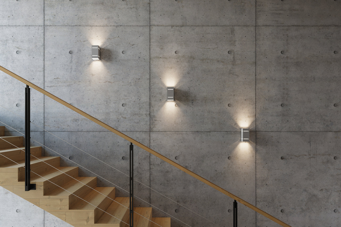 Wall lamp BLOCCO grey