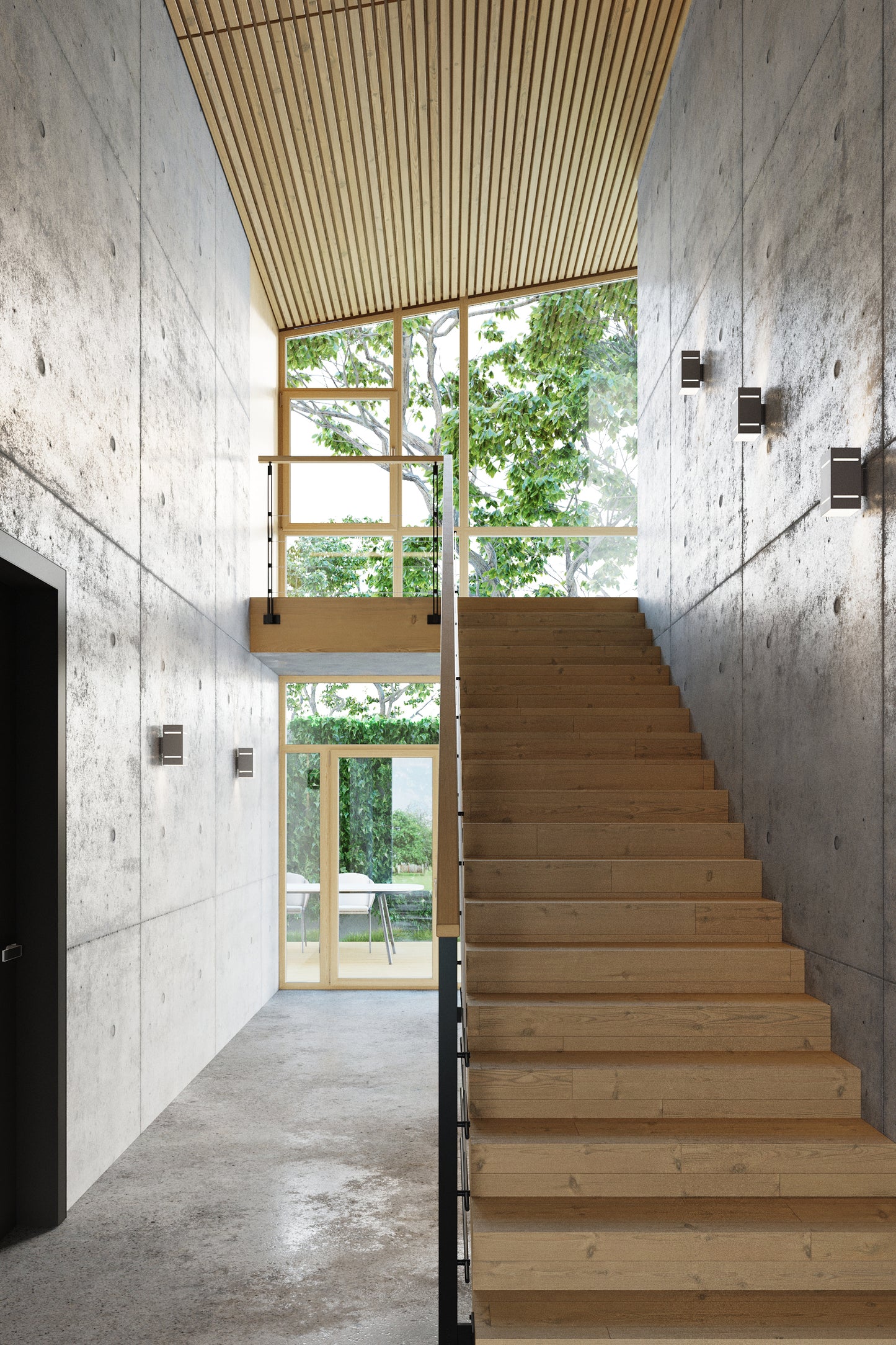 Wall lamp BLOCCO grey