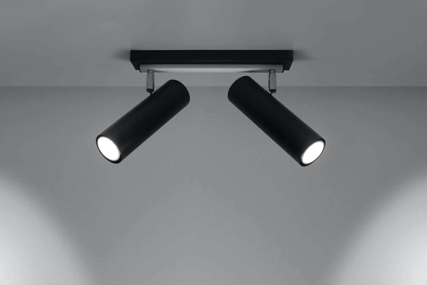 Ceiling lamp DIREZIONE 2 black