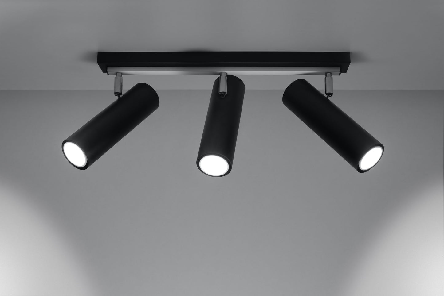 Ceiling lamp DIREZIONE 3 black