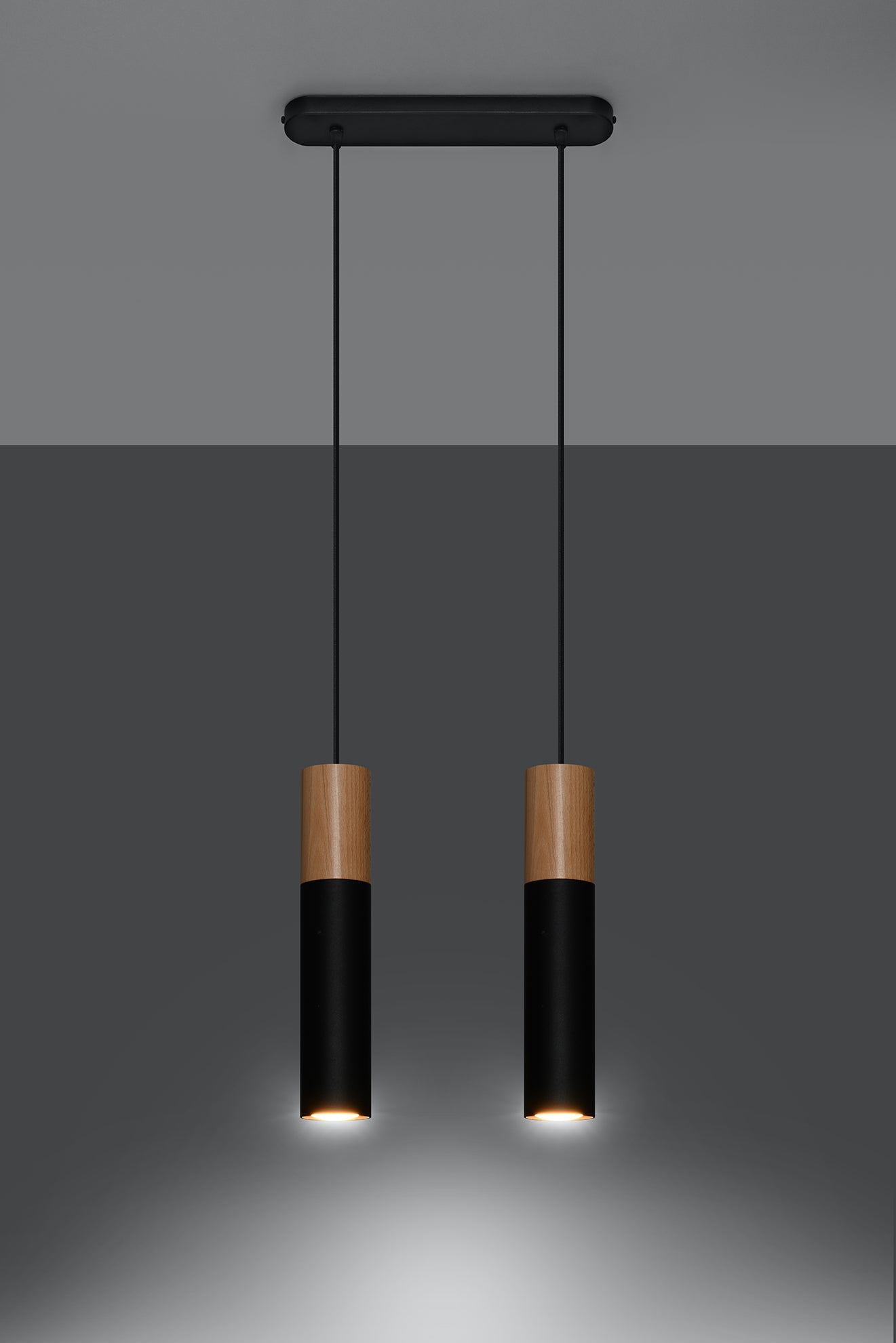 Pendant lamp PABLO 2 black
