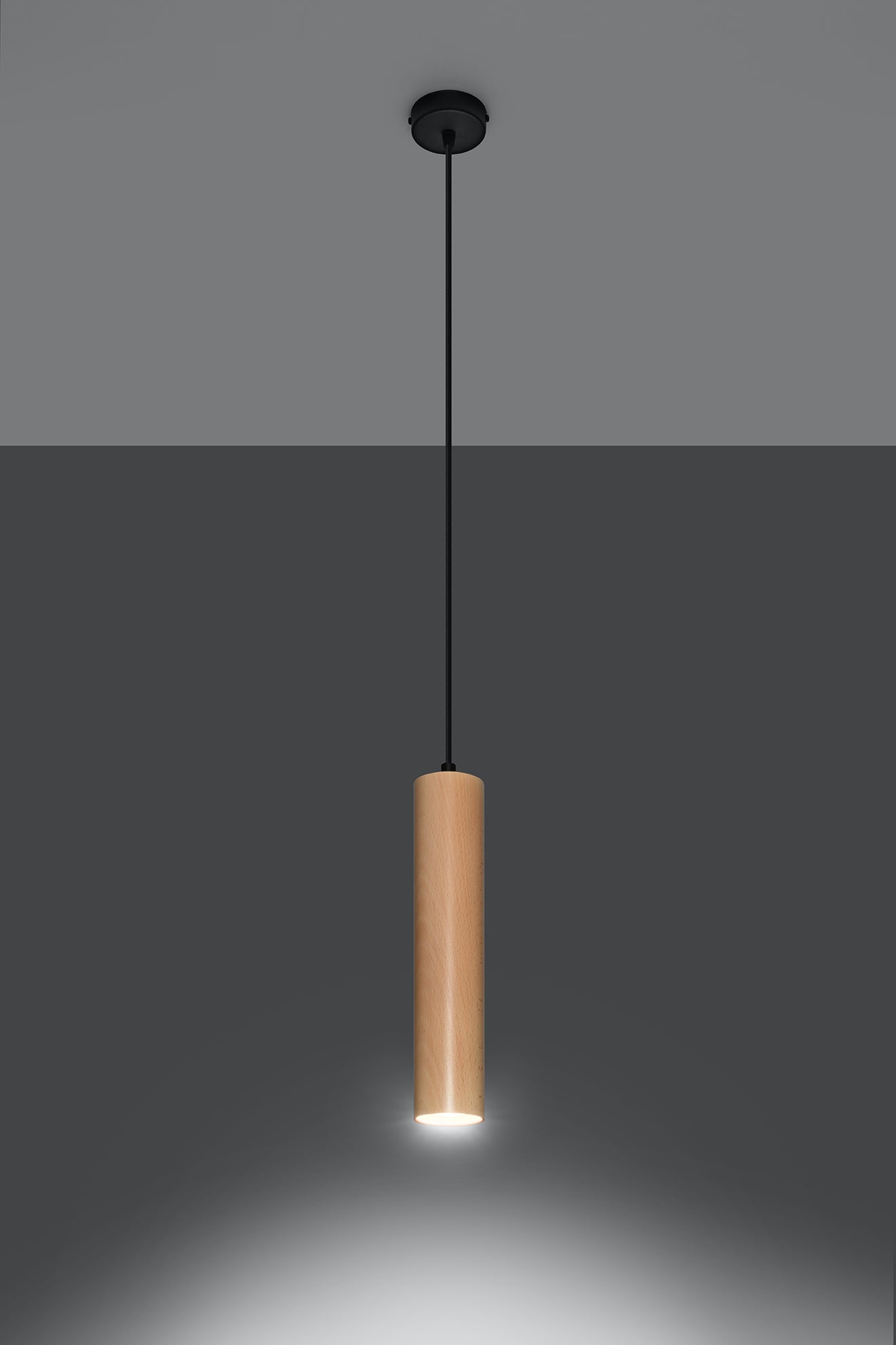 Pendant lamp LINO wood