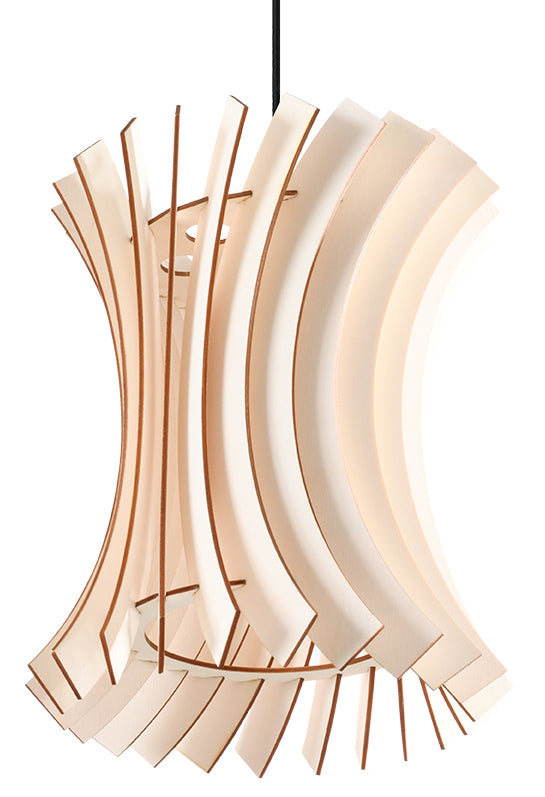 Pendant lamp ORIANA wood