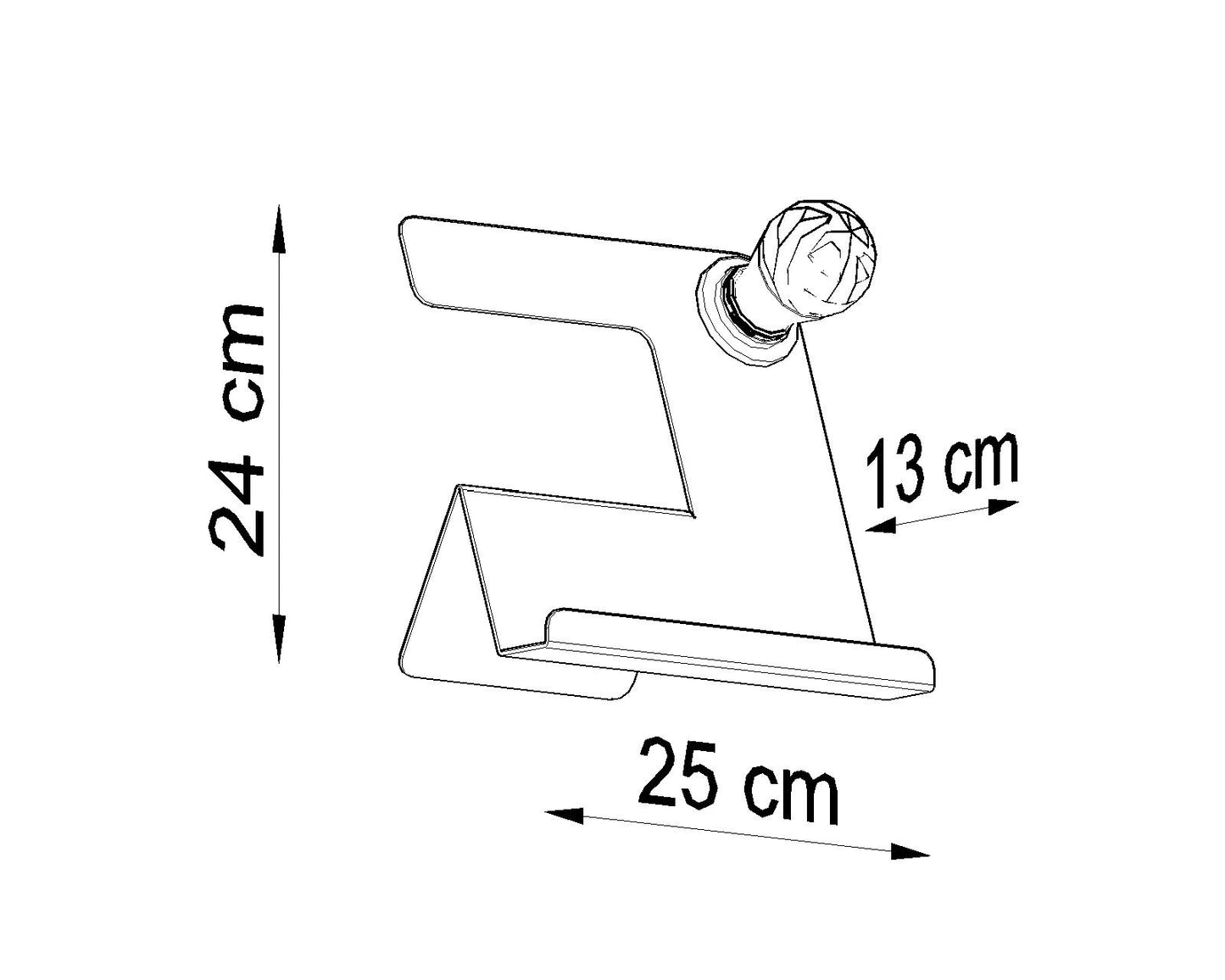 Table lamp INCLINE white