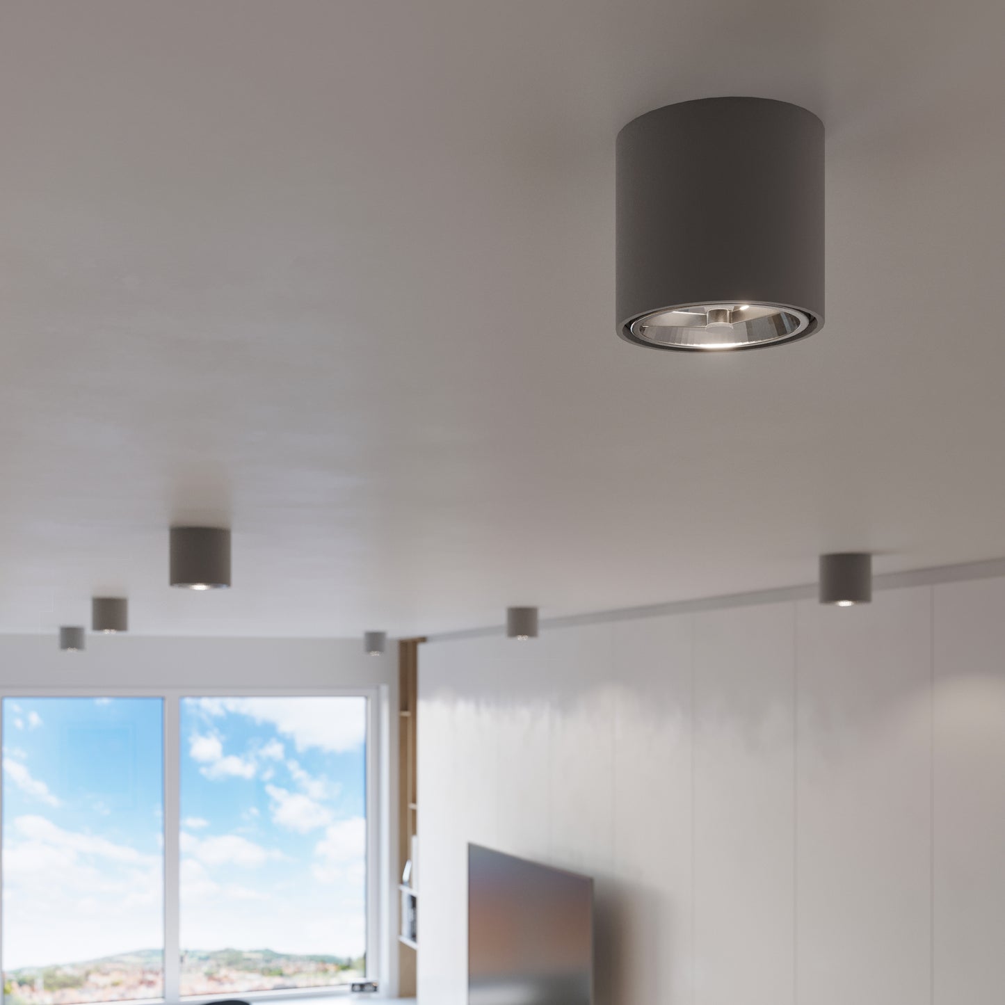 Ceiling Lamp TIUBE grey