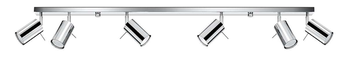 Ceiling Lamp RING 6L chrome