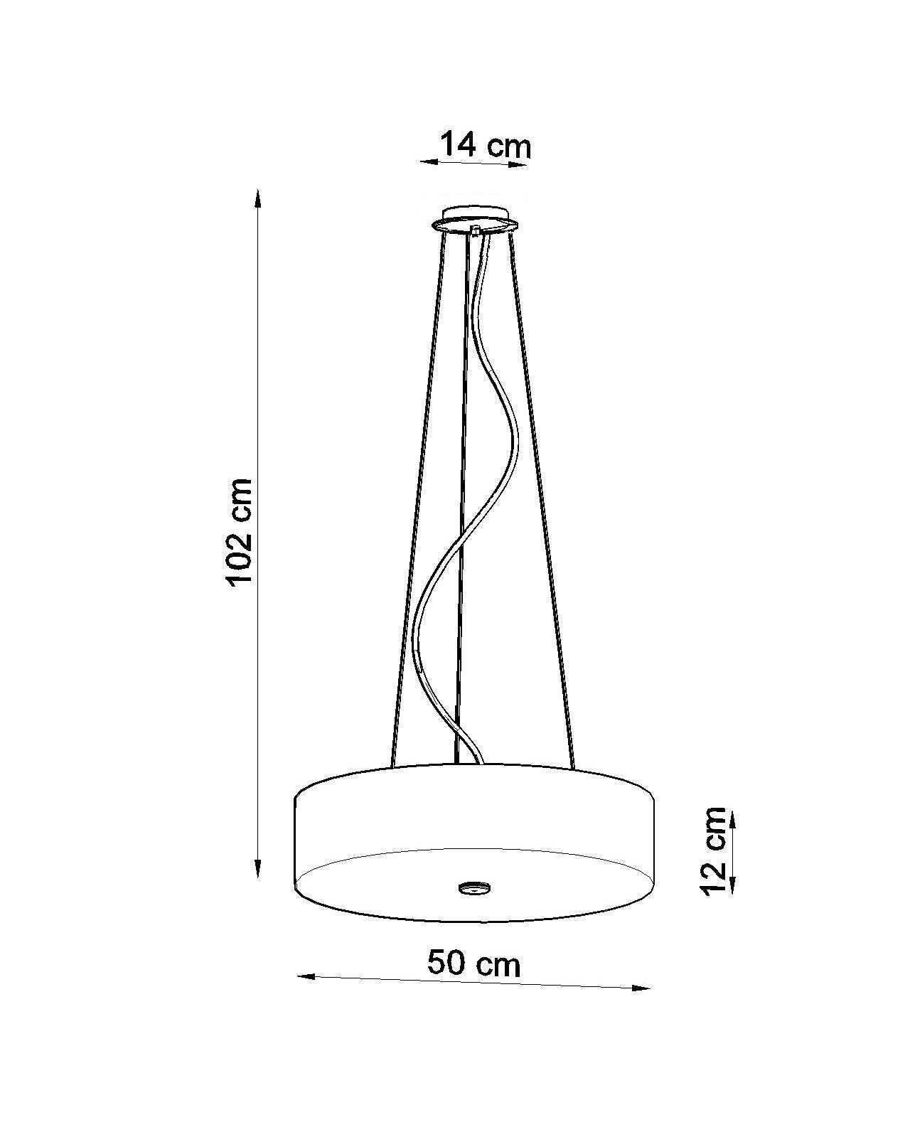 Chandelier SKALA 50 white
