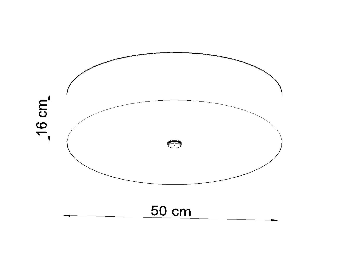 Ceiling Lamp SKALA 50 black