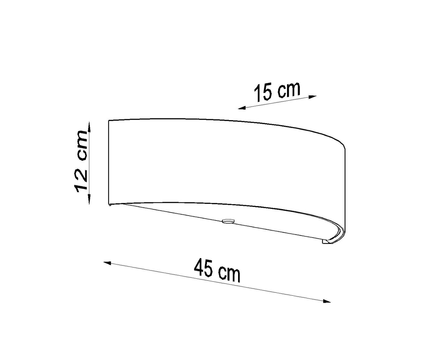 Wall lamp SKALA white