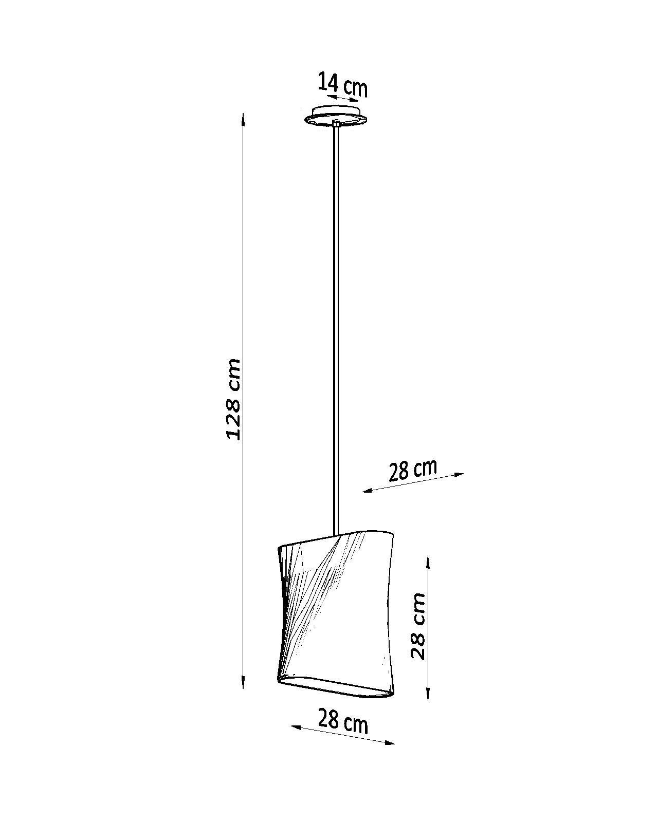 Chandelier BLUM 1 white
