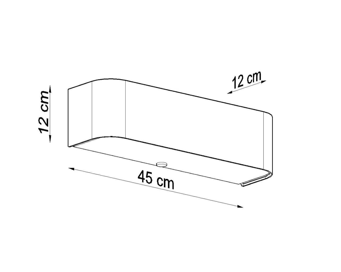 Wall lamp LOKKO white