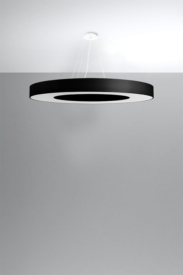 Chandelier SATURNO SLIM 90 black