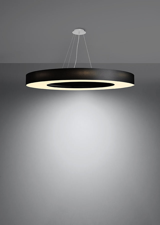 Chandelier SATURNO SLIM 90 black